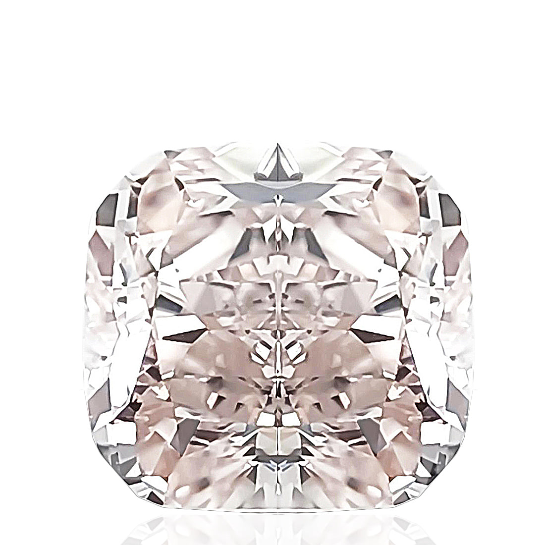カラーダイヤモンドルース クッション ピンク VVS1 0.787ct 画像