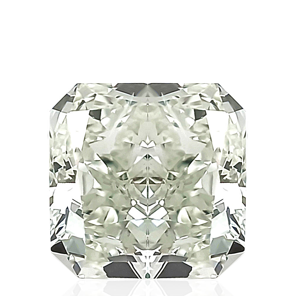 Natural Loose Diamond 0.792ct Very Light Yellowish Green Cushion