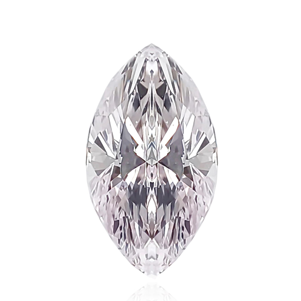 マーキス 天然ピンクダイヤモンド 0.561ct Very Light Purplish Pink VS1 ルース