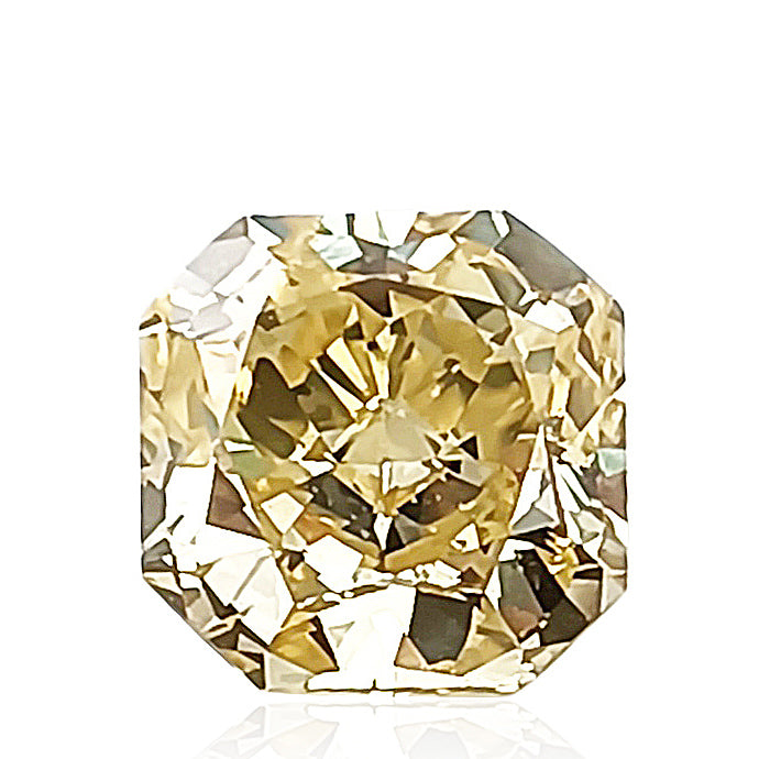 ラディアント 天然イエローダイヤモンド 0.839ct Fancy Yellow SI1 ルース