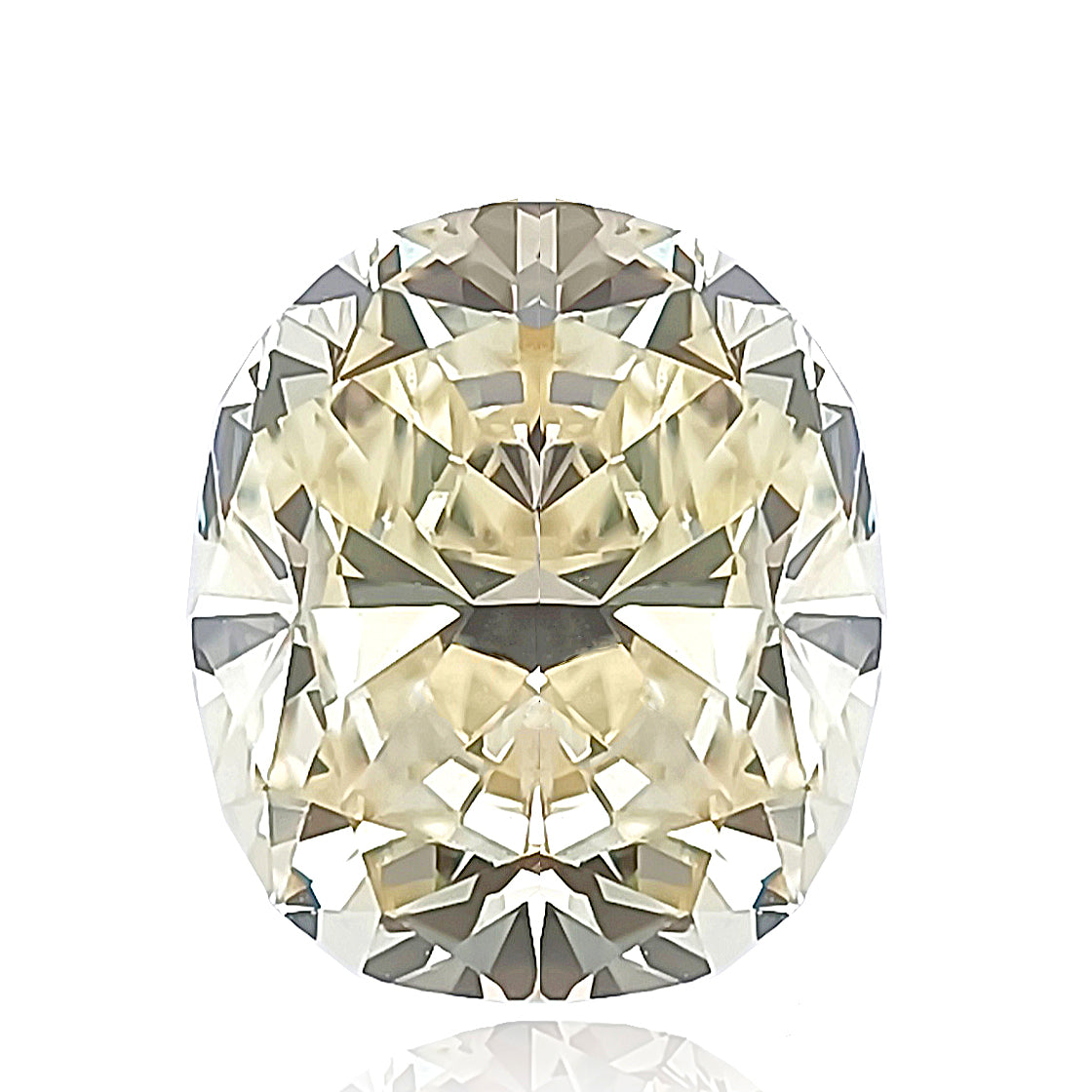 ダイヤモンドルース鑑定書画像 クッション ライトイエロー 1.05ct 画像