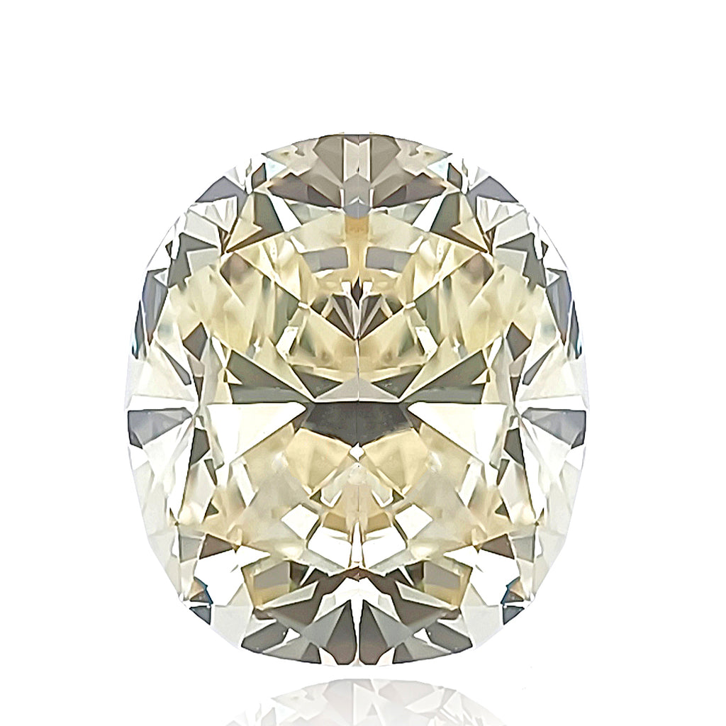 クッション 天然イエローダイヤモンド 1.05ct W Light Yellow VVS1 ルース