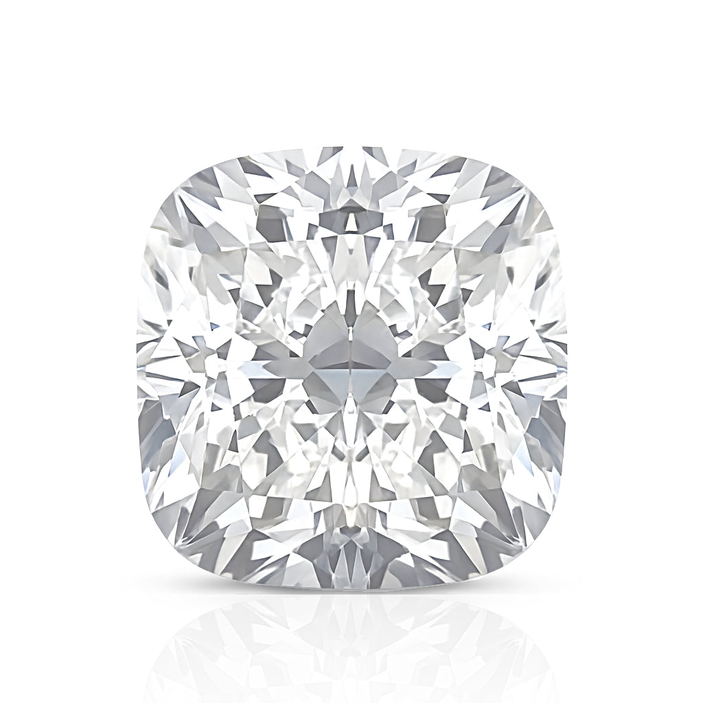 クッション 天然ダイヤモンド 2.02ct 無色E VS2 ルース