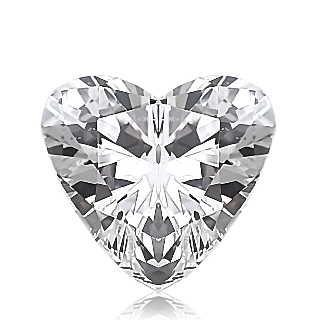 ダイヤモンドルース ハート 無色 VS2 0.74ct 画像