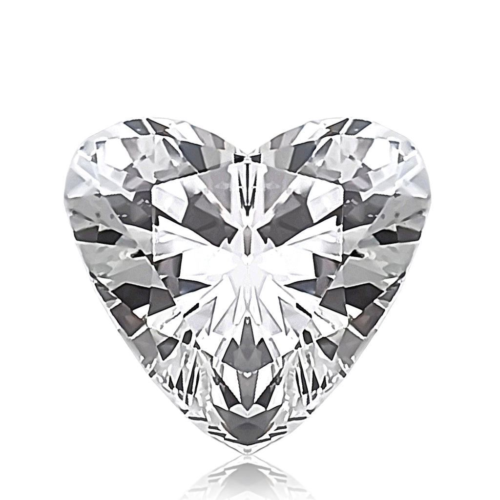 ハート 天然ダイヤモンド 0.74ct 無色E VS2 ルース