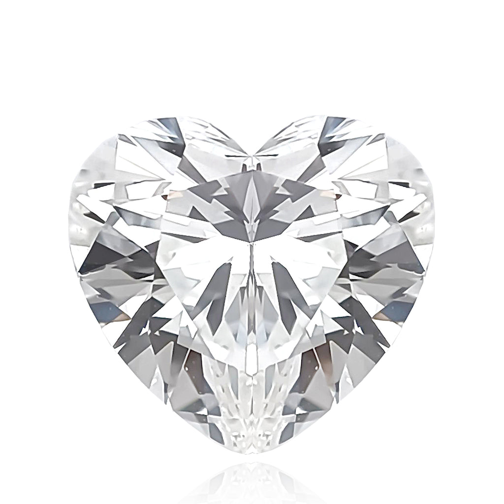 ハート 天然ダイヤモンド 0.905ct 無色E VVS2 ルース