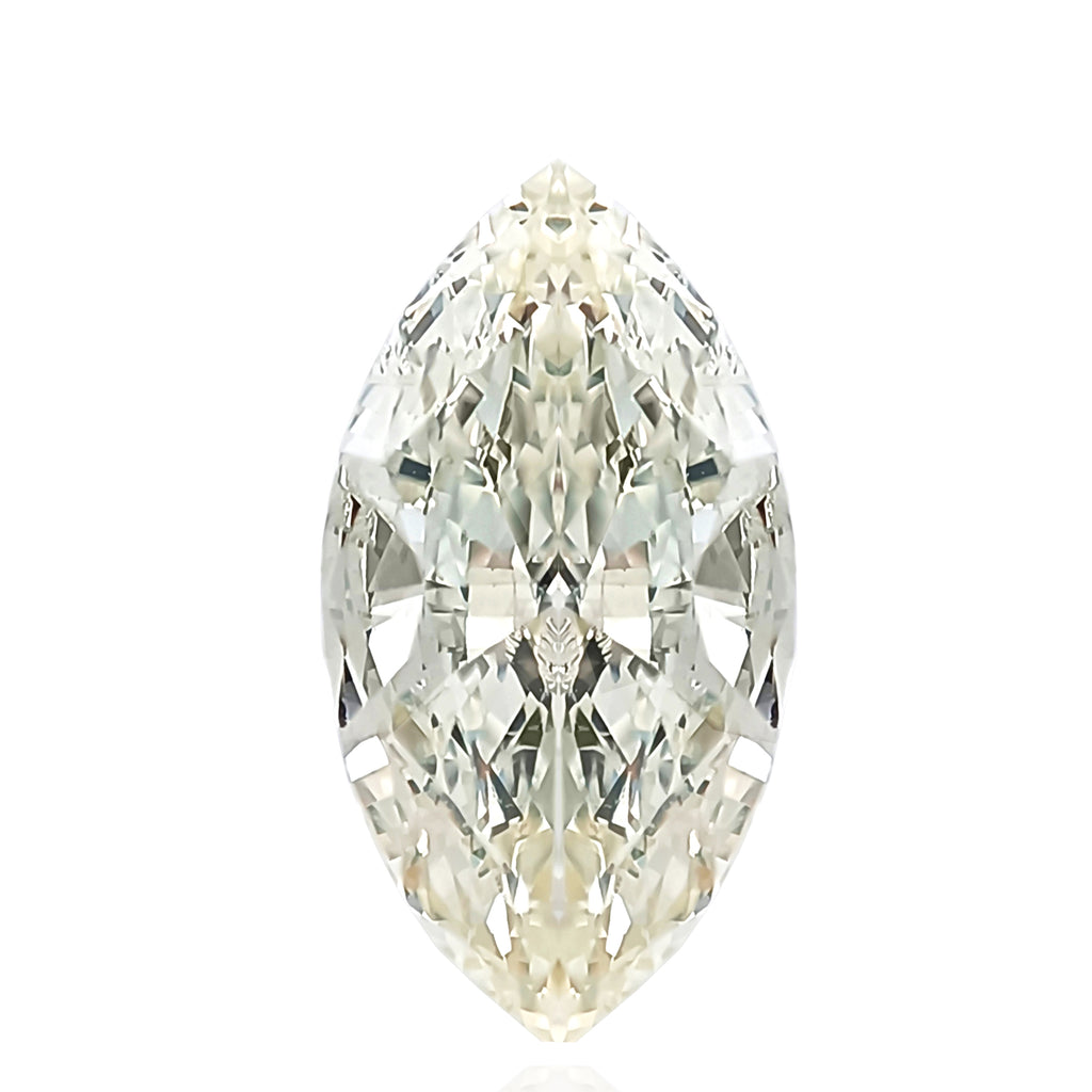 マーキス 天然イエローダイヤモンド 1ct M Faint Yellow SI1 ルース