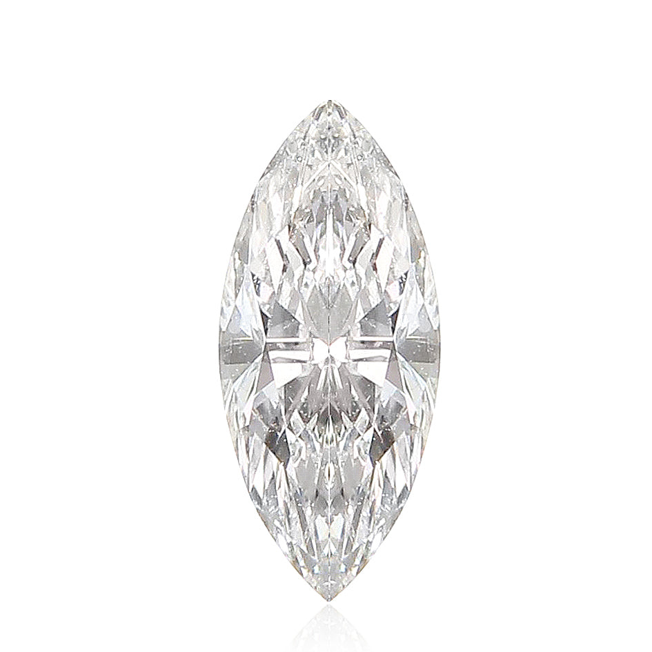 マーキス 天然ダイヤモンド 0.927ct ほぼ無色G SI1 ルース