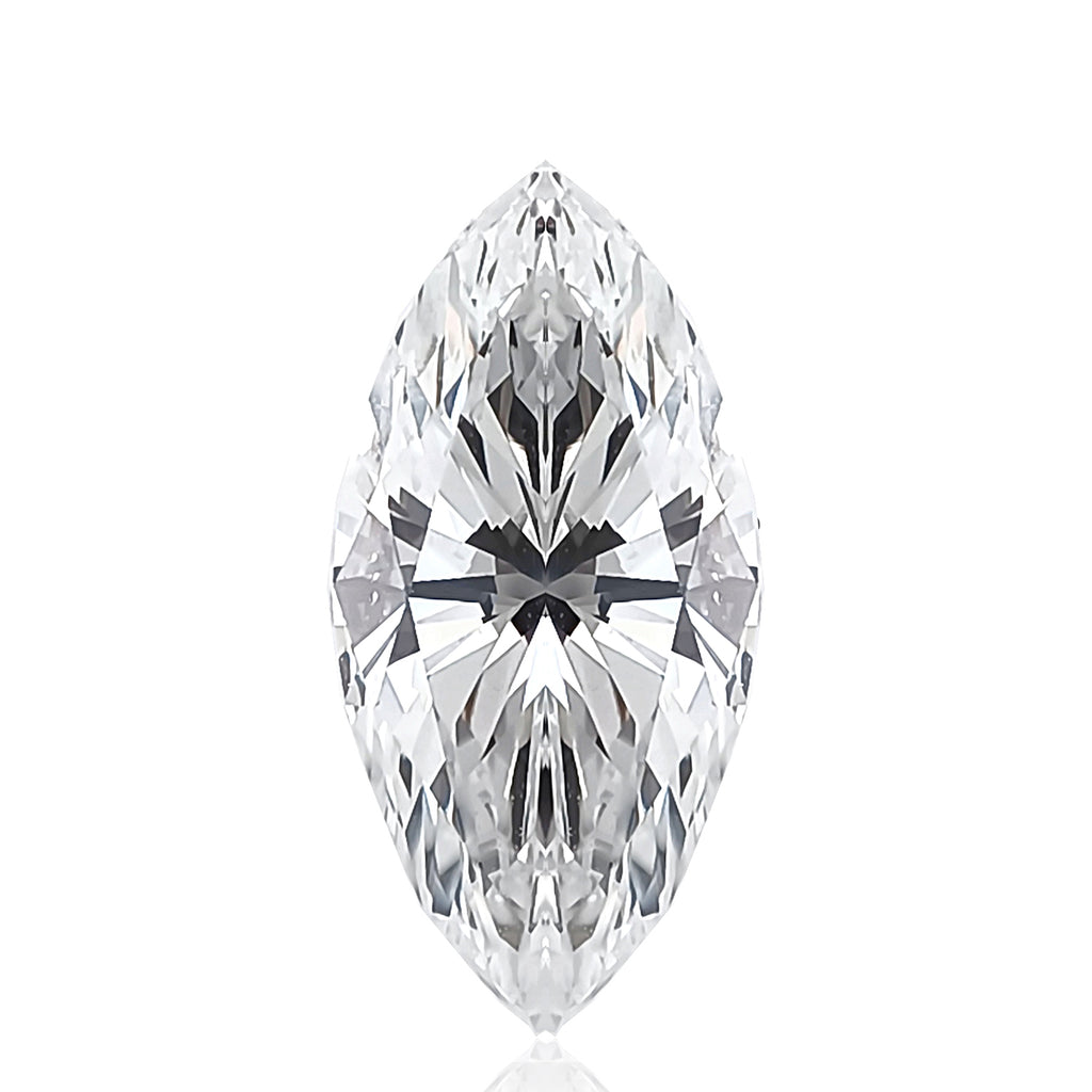 マーキス 天然ダイヤモンド 1.002ct 無色D VS1 ルース