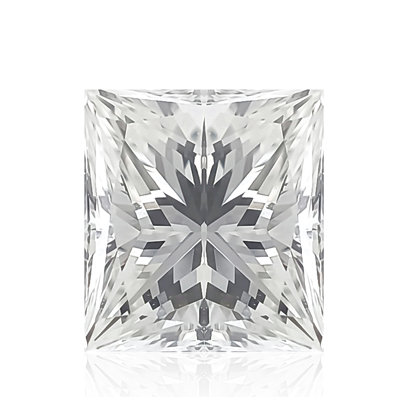 ダイヤモンドルース プリンセス ほぼ無色 VS2 1.011ct 画像