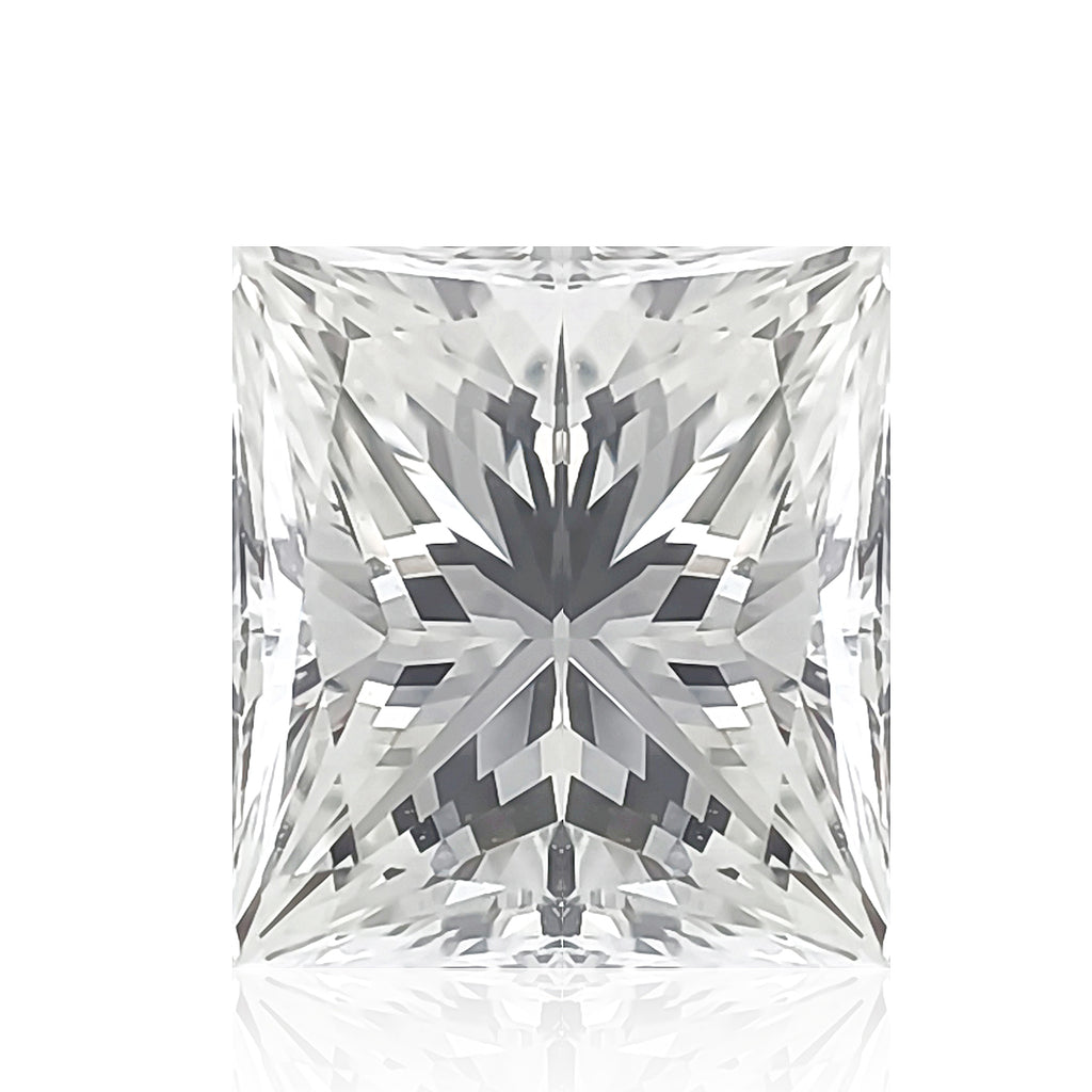 プリンセス 天然ダイヤモンド 1.011ct ほぼ無色H VS2 ルース