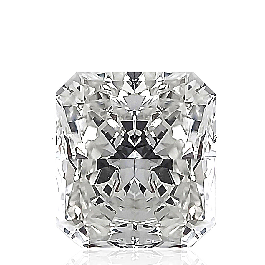 ラディアント 天然ダイヤモンド 0.62ct ほぼ無色H VVS2 ルース