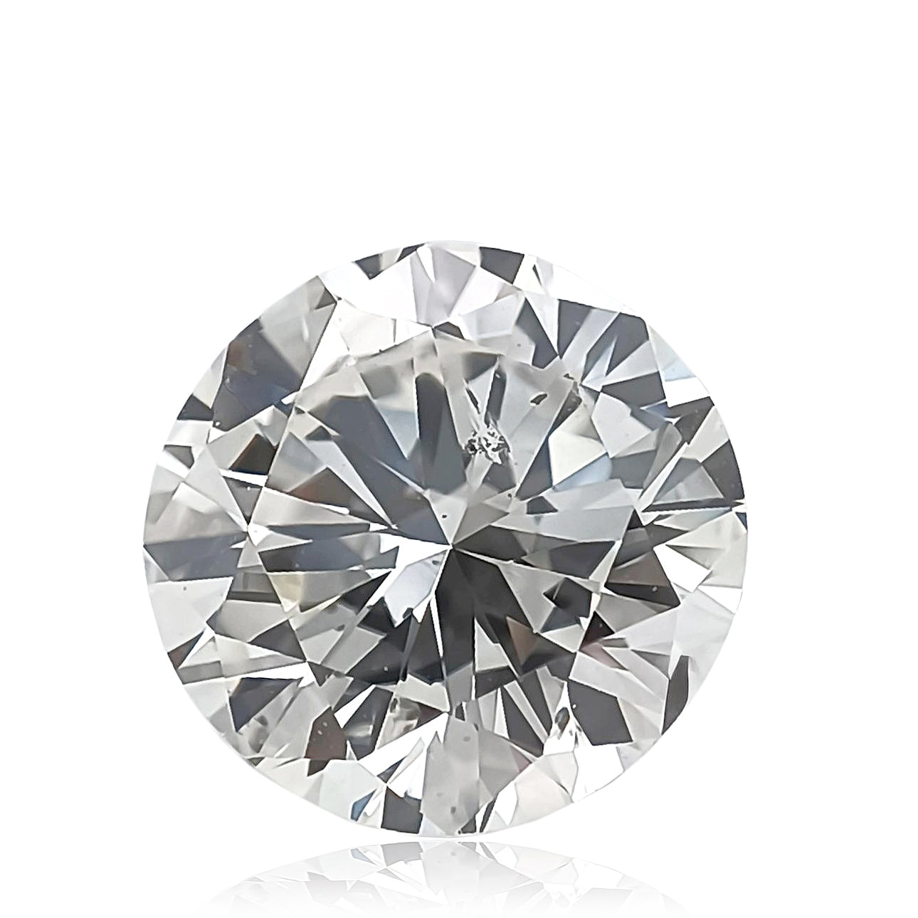 ダイヤモンドルース ラウンド ほぼ無色 SI1 1.024ct 画像