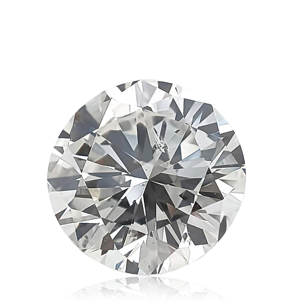 ラウンド 天然ダイヤモンド 1.024ct ほぼ無色I SI ルース