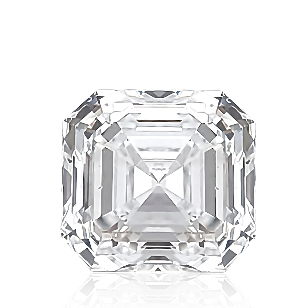 スクエアエメラルド 天然ダイヤモンド 1.03ct 無色D VS2 ルース