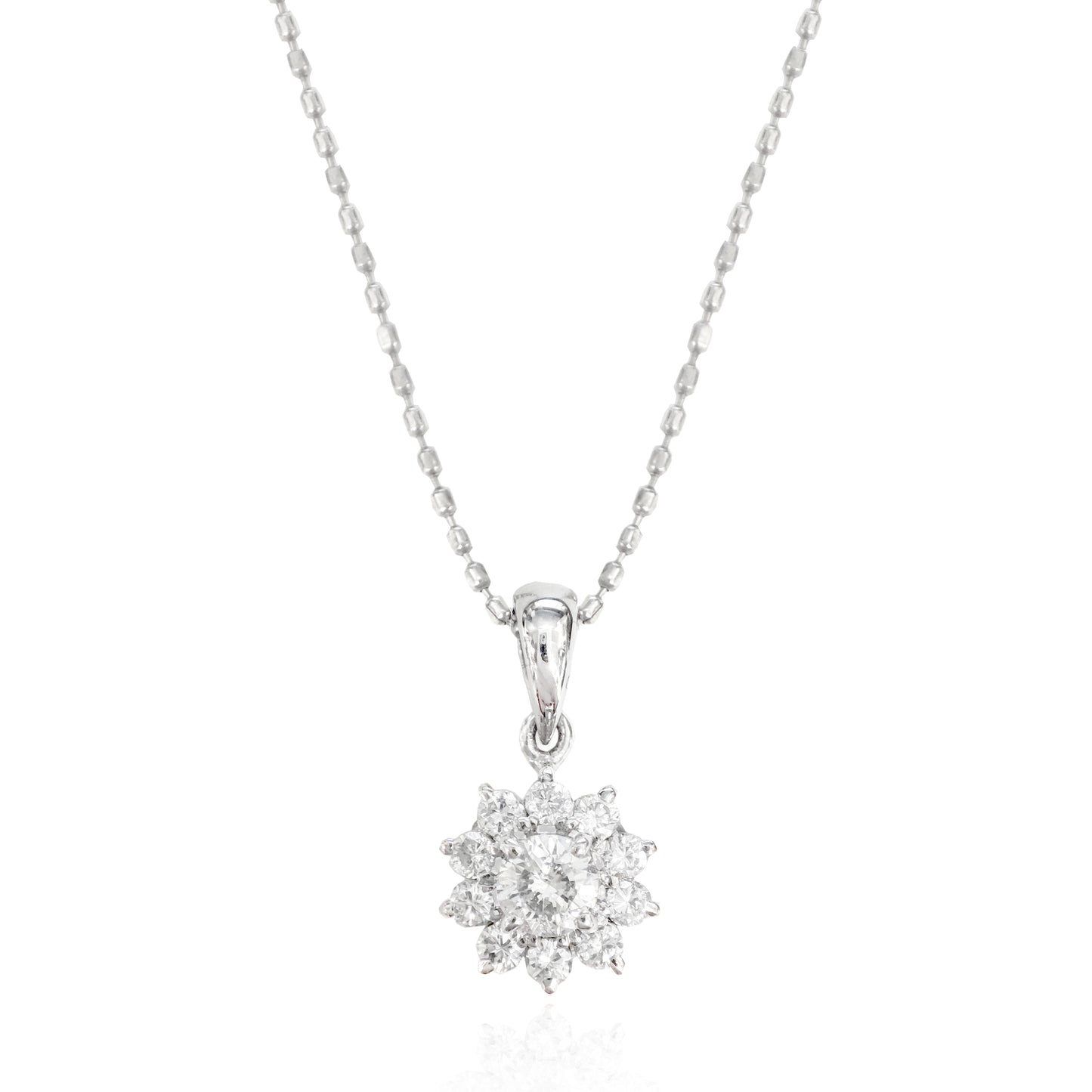 ダイヤモンドネックレスハート形状ラウンド 0.29ct PT850/900画像