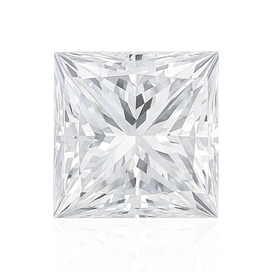 天然ダイヤモンドルース 3.03ct 無色 プリンセスカット