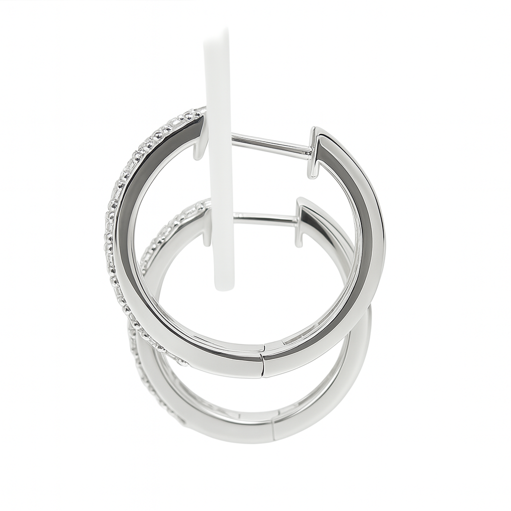 天然ダイヤモンドリング 無色 ラウンド 1.58ct 横画像