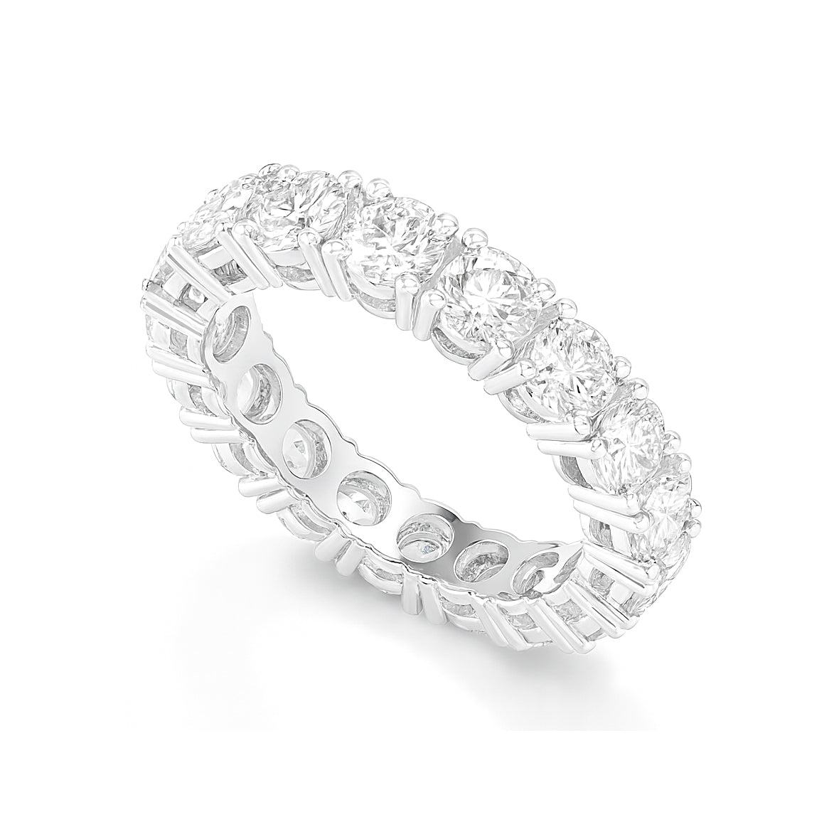 Round-Cut Diamond Full Eternity Ring - 1.02ct