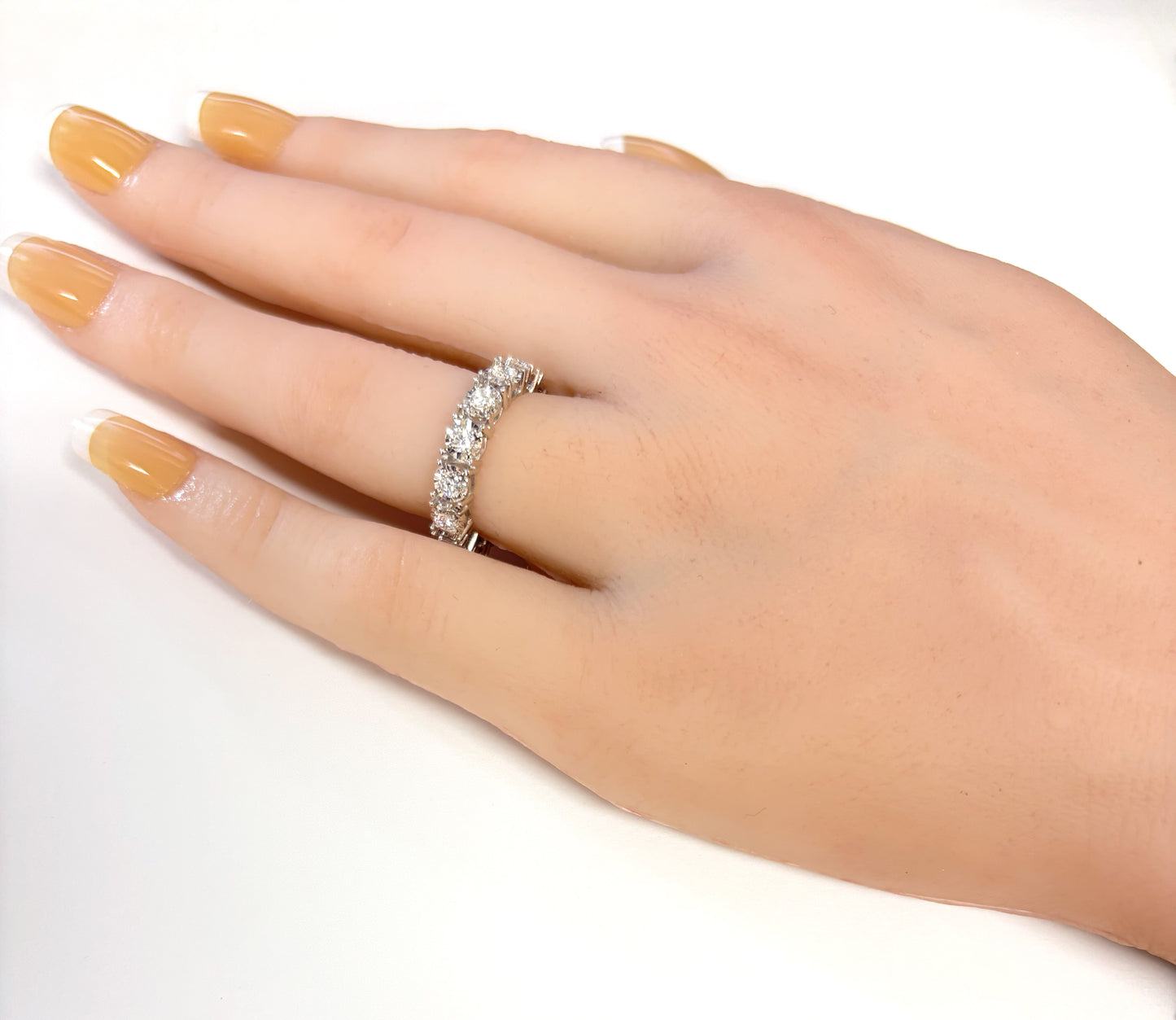 Round-Cut Diamond Full Eternity Ring - 1.02ct