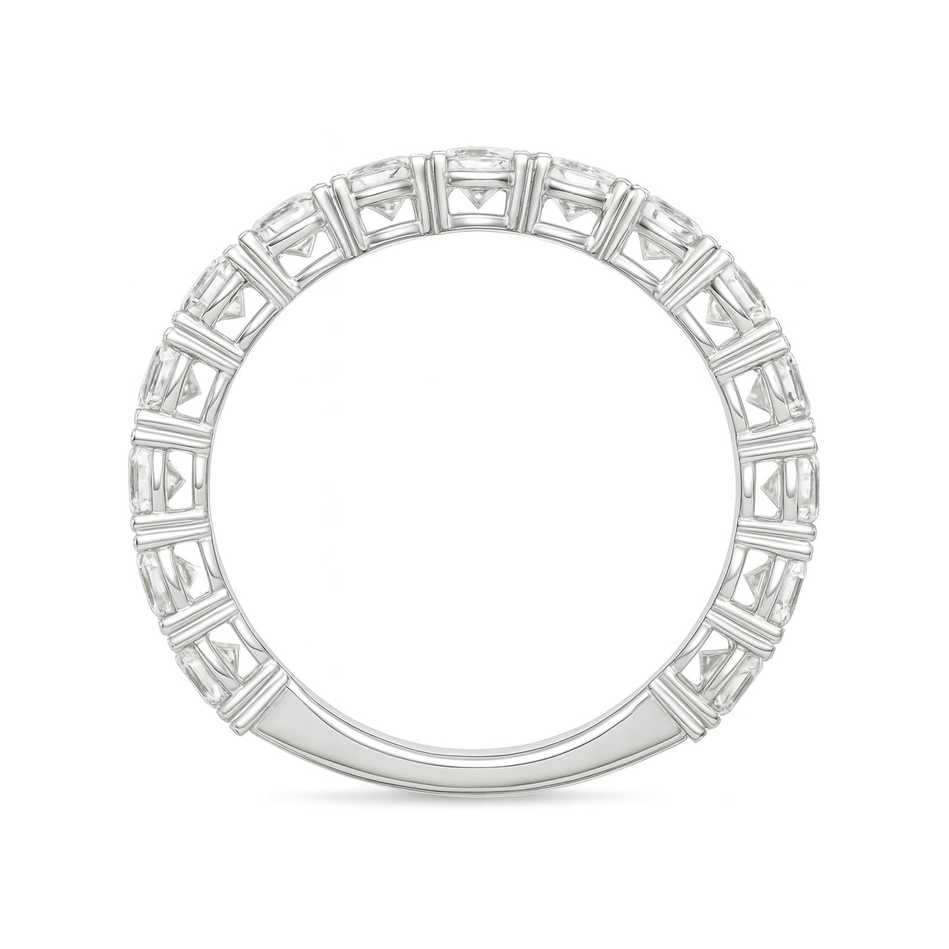 18K ラウンドダイヤモンド エタニティリング 1.63ct