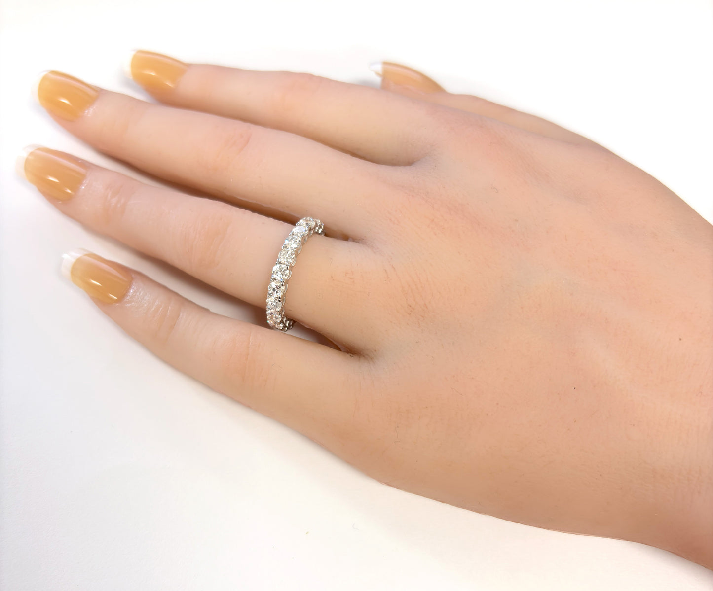 Round-Cut Diamond Eternity Ring - 1.63ct