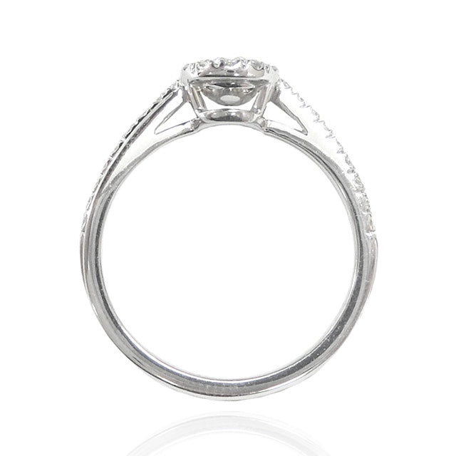 ピンクダイヤモンドリング ペア 0.51ct VS2 裏画像