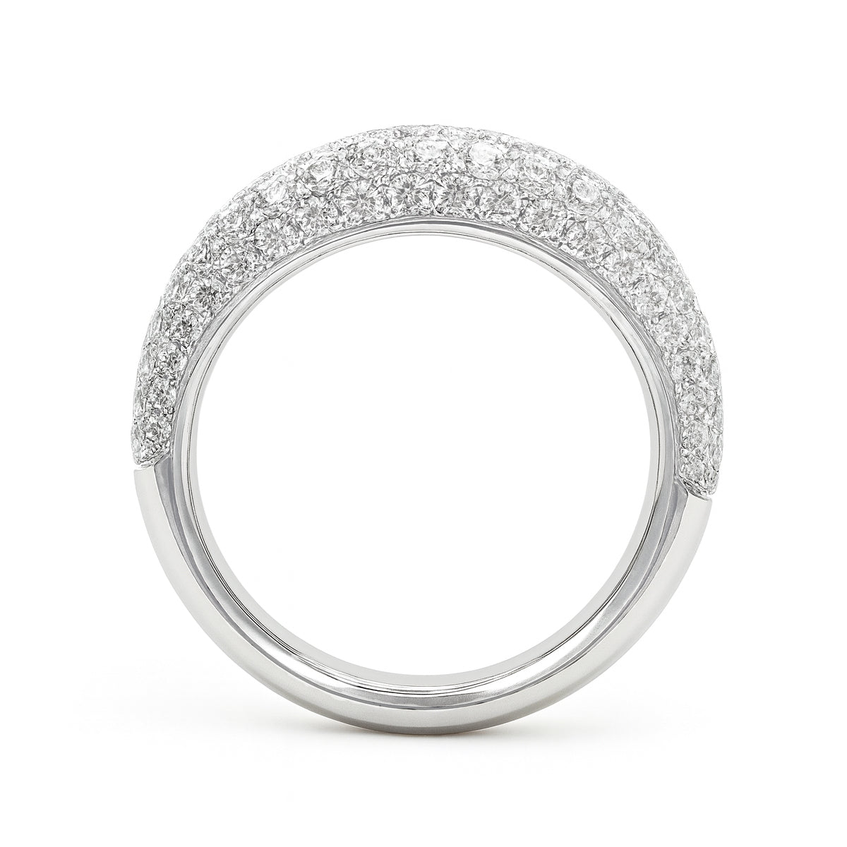 Pavé Diamond Band Ring - 1ct