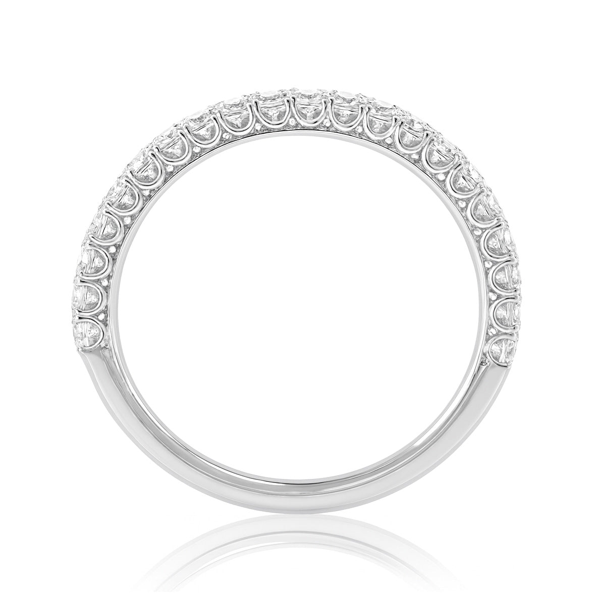 PT900 ラウンドダイヤモンド エタニティリング 0.5ct