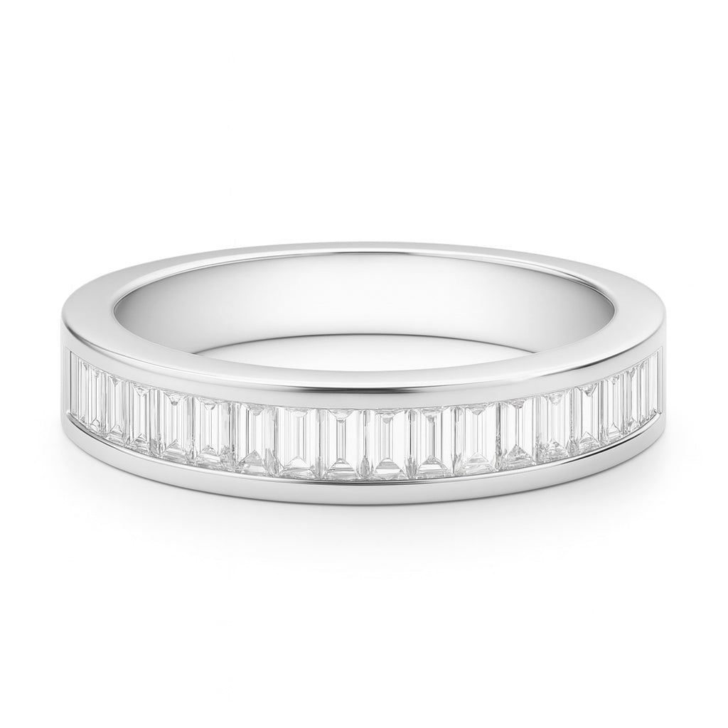 PT950 バゲットダイヤモンド エタニティリング 0.5ct