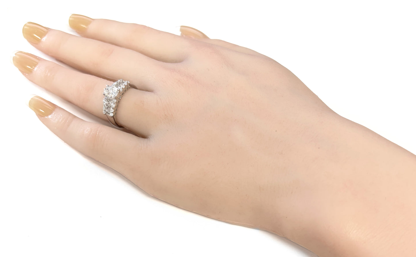 Oval Colorless F Diamond Ring - 1.697ct