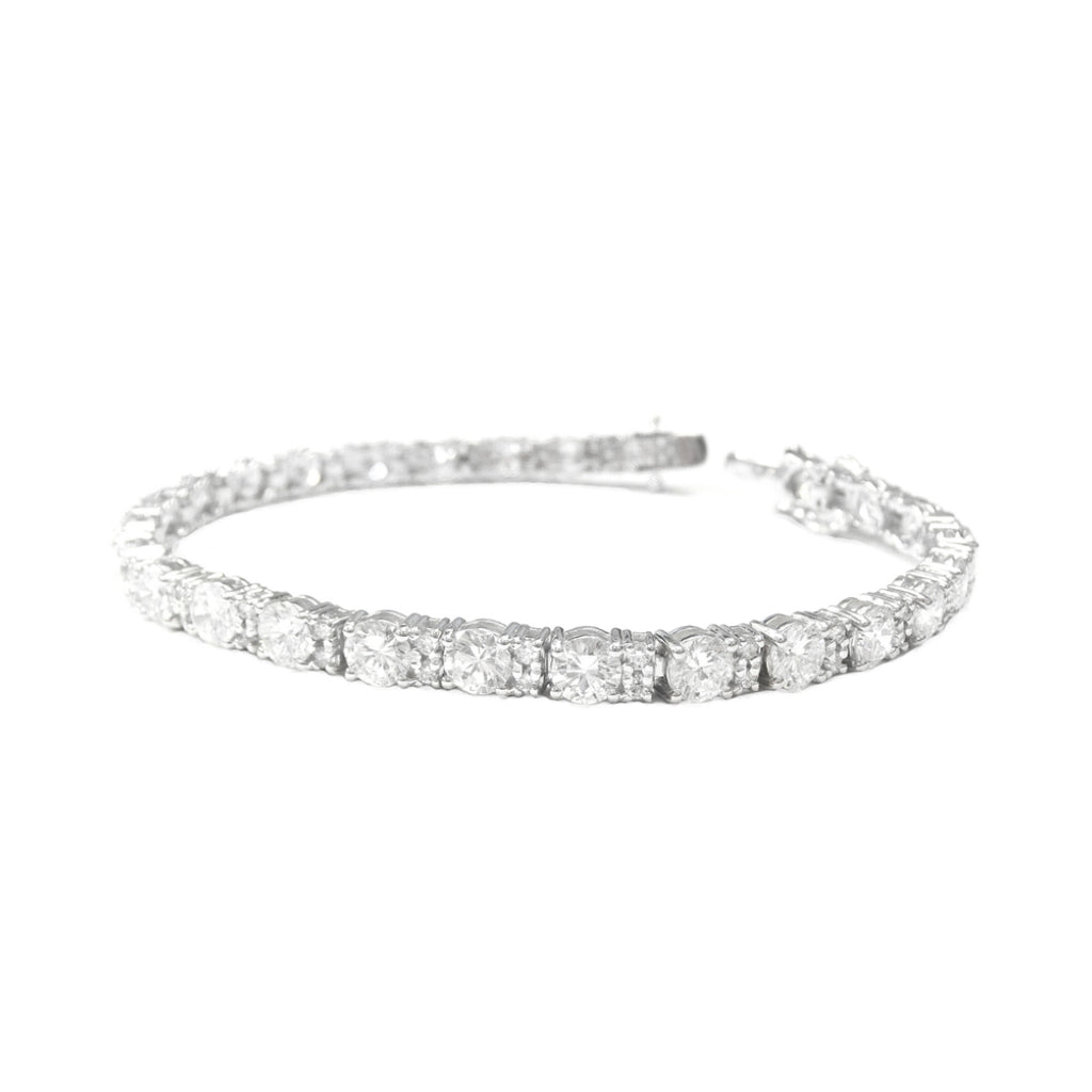Natural Diamond Tennis Bracelet - 9.625ct