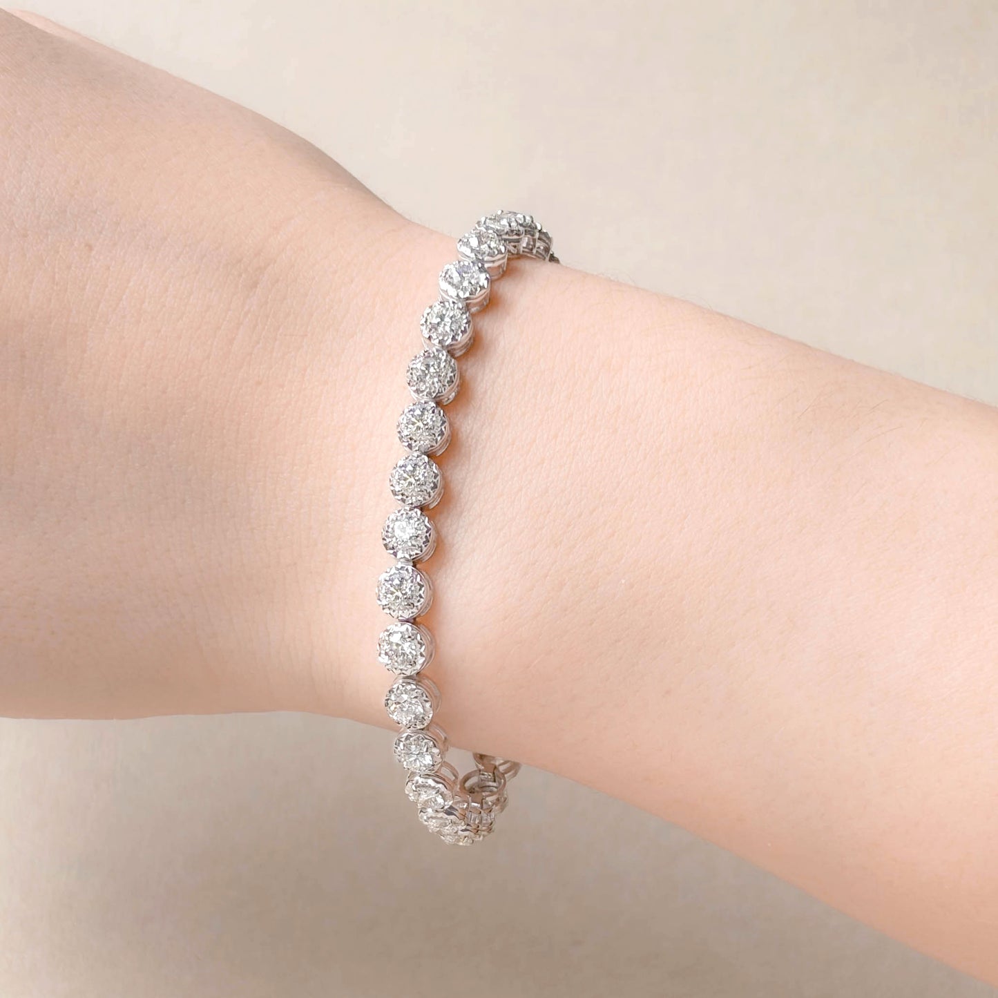 Natural Diamond Tennis Bracelet - 4.25ct