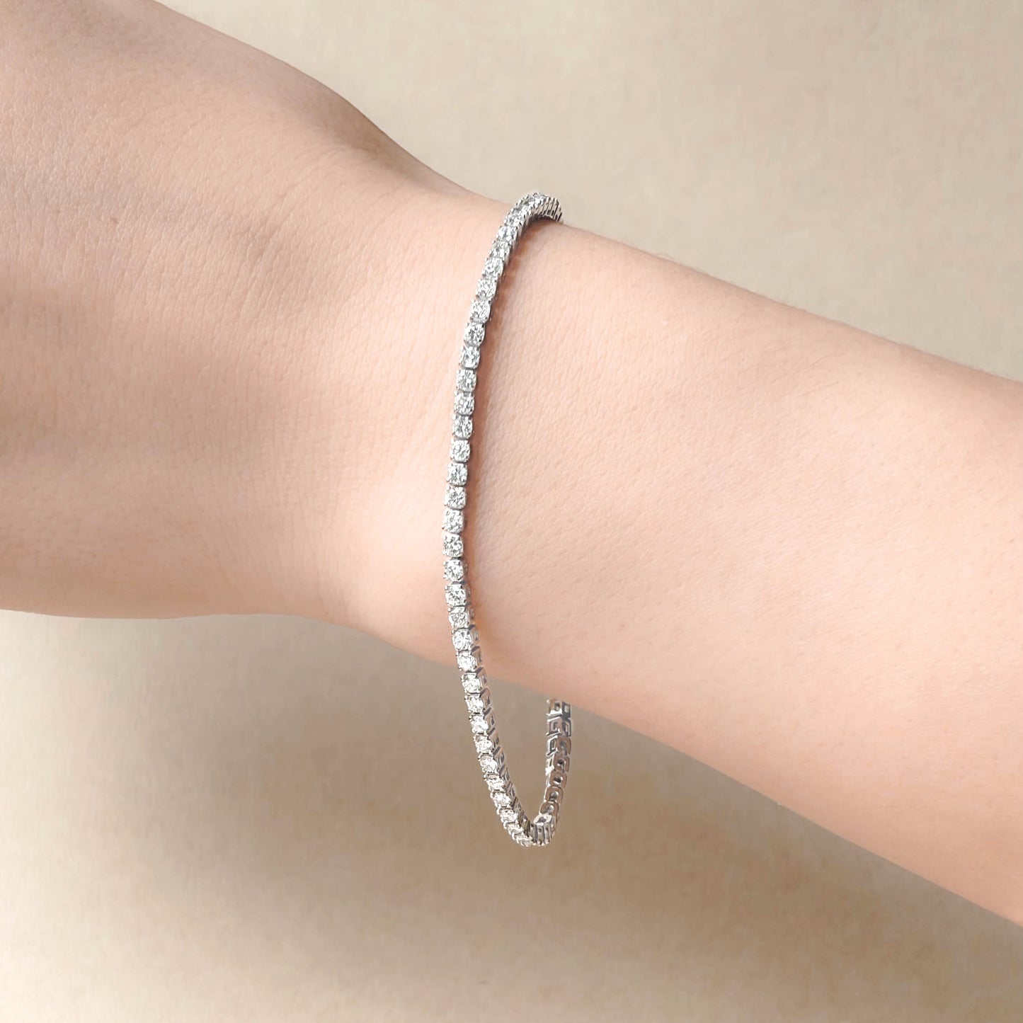 PT590 Natural Diamond Tennis Bracelet - 2.78ct