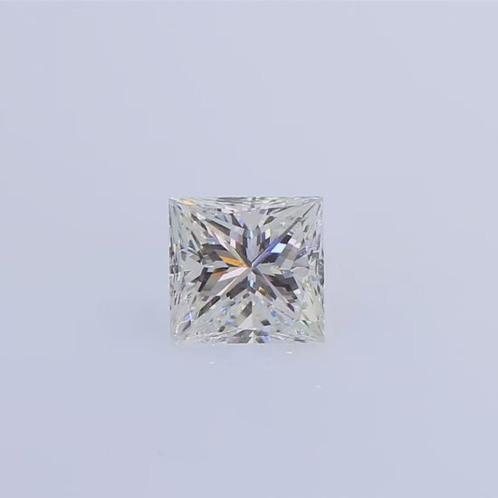 天然ダイヤモンドルース 1.011ct 無色H プリンセスカット ダイヤモンド映像