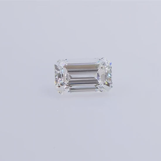 天然ダイヤモンドルース 1.004ct 無色D エメラルドカット ダイヤモンド映像