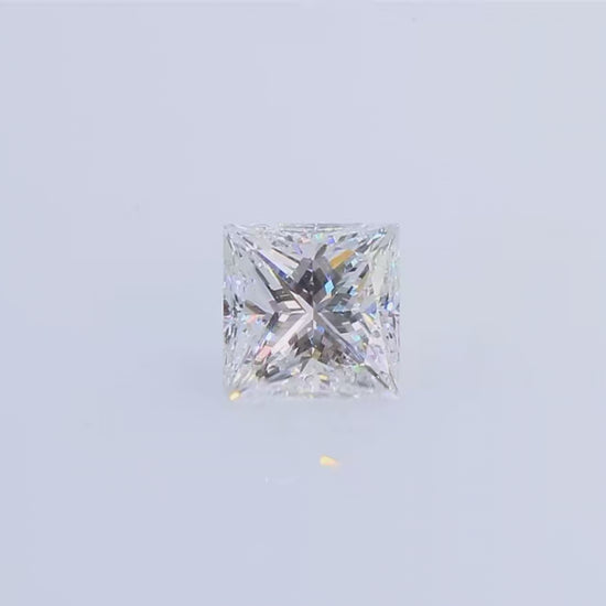 天然ダイヤモンドルース 1.029ct 無色E プリンセスカット ダイヤモンド映像