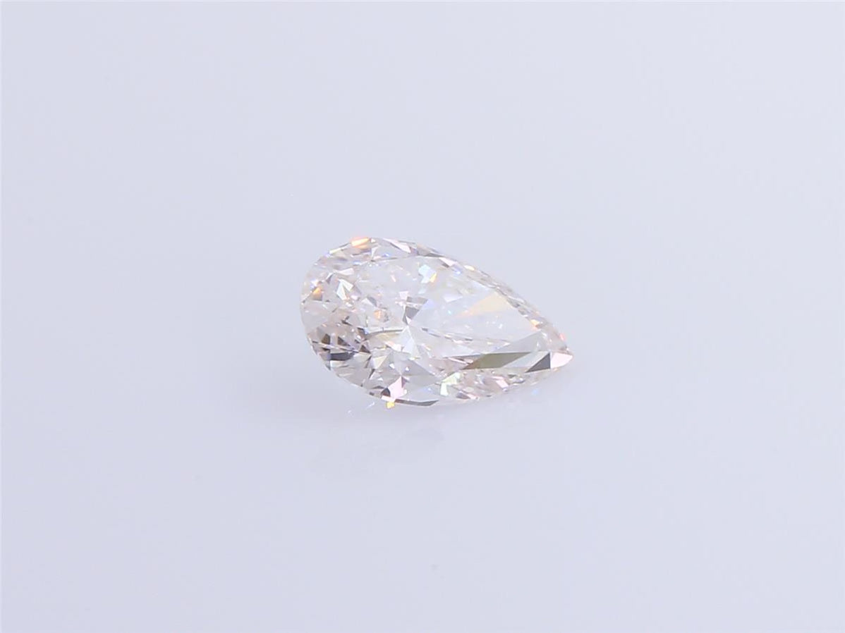 天然ダイヤモンドルース 0.836ct ベリーライトピンク ペア ダイヤモンド映像