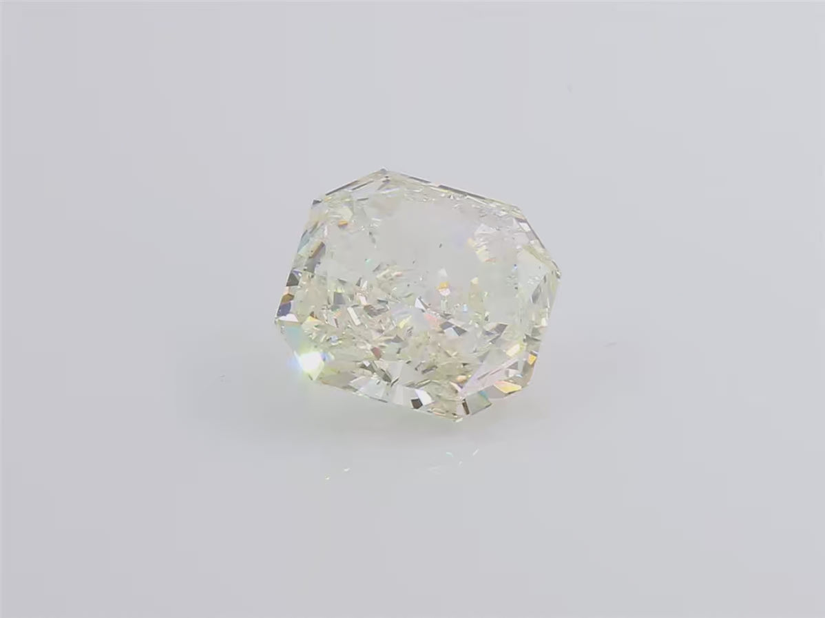 天然ダイヤモンドルース 3.195ct 無色M ラディアント ダイヤモンド映像