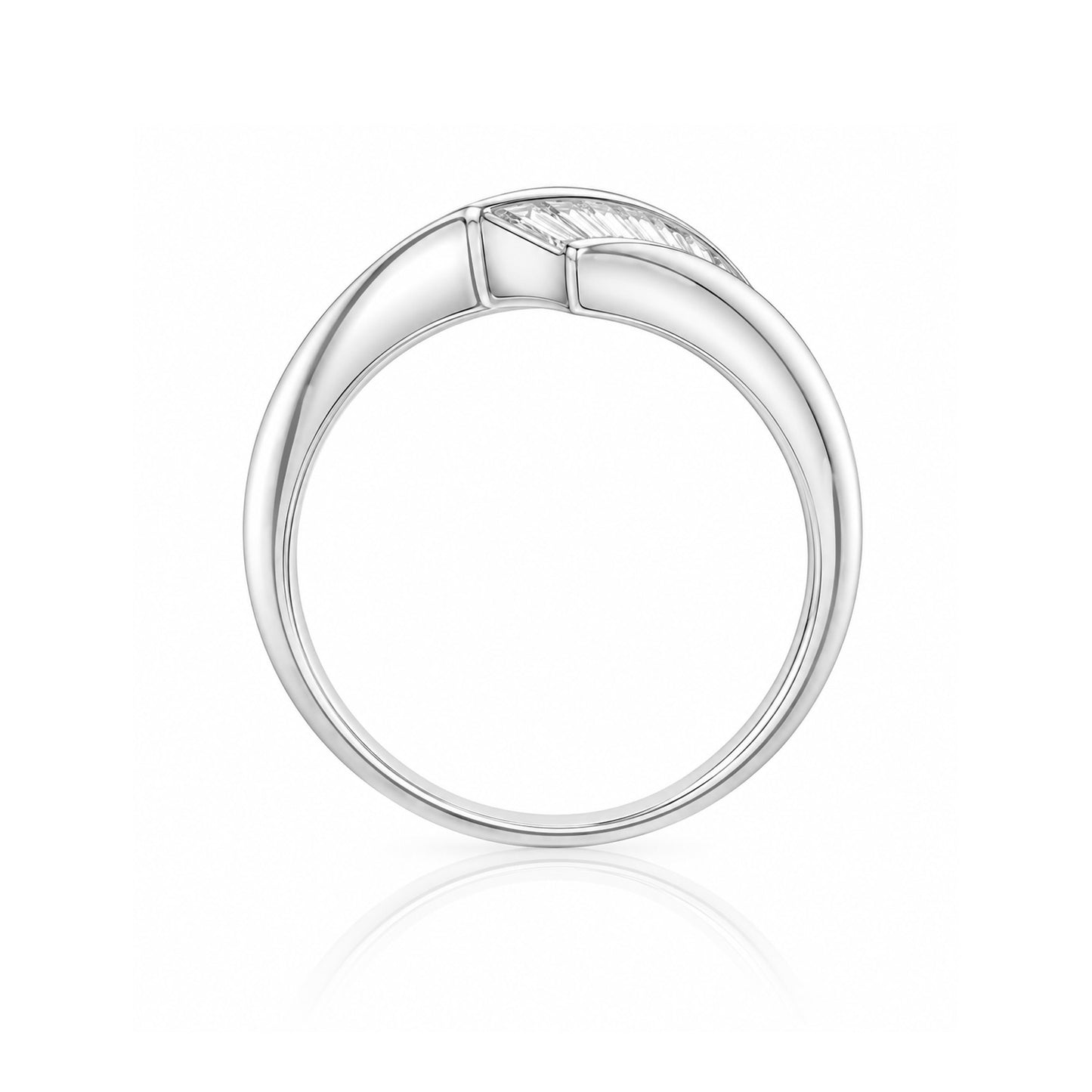 PT900 ダイヤモンドリング 1.14ct バゲットカット