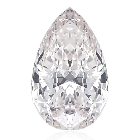 天然ダイヤモンドルース 0.836ct ベリーライトピンク ペア ダイアモンド画像
