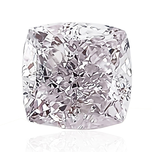 天然ダイヤモンドルース 0.8ct フェイントピンク クッション　ダイヤモンド画像