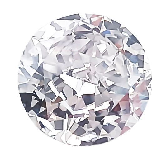 天然ダイヤモンドルース 0.523ct ベリーライトパープルピンク ラウンド ダイアモンド画像