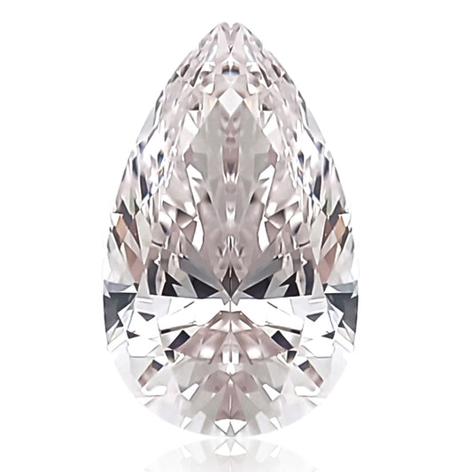 天然ダイヤモンドルース 0.7ct ライトピンク ペアダイアモンド画像