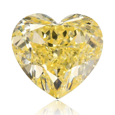 天然ダイヤモンドルース 1.5ct ファンシーディープ イエロー ハート ダイアモンド画像 テンプレート画像