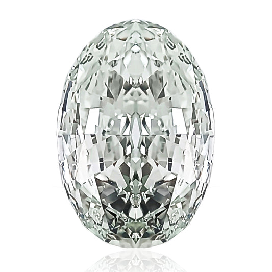 天然ダイヤモンドルース 1.09ct ライトグリーン オーバル ダイアモンド画像