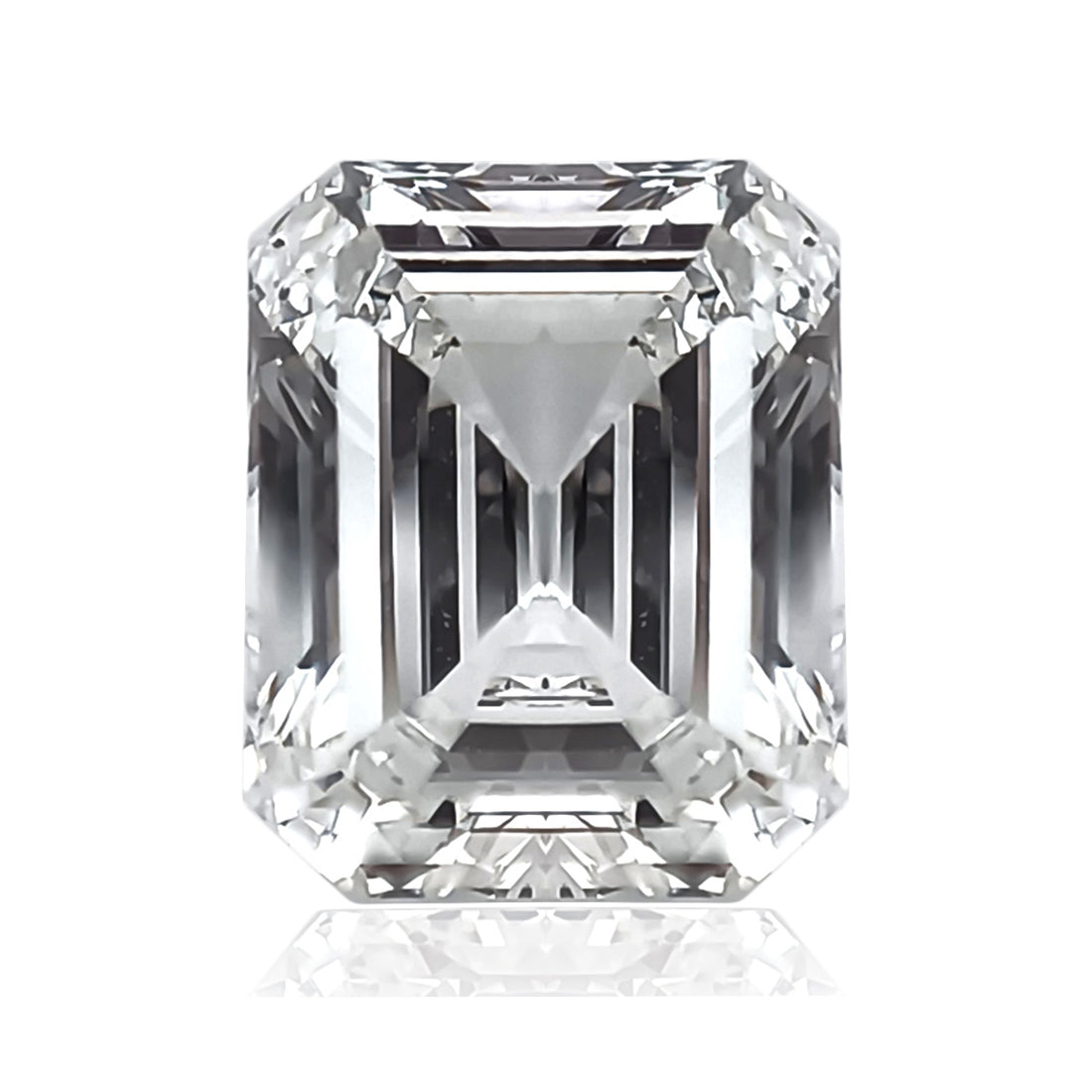 天然ダイヤモンドルース 1.73ct 無色D エメラルドカット ダイアモンド画像