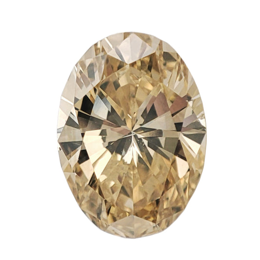 天然ダイヤモンドルース 2.568ct ファンシーインテンスオレンジイエロー オーバル ダイヤモンド画像