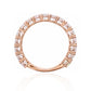 18KPG Diamond Eternity Ring Faint Pink  - 1.55ct