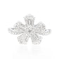 Flower Design Diamond Ring - 0.73ct